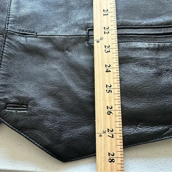 Canda men’s leather vest - Picture 4 of 12